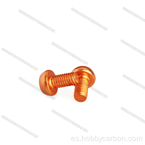 Tornillos de cabeza hueca de aluminio anodizado M3